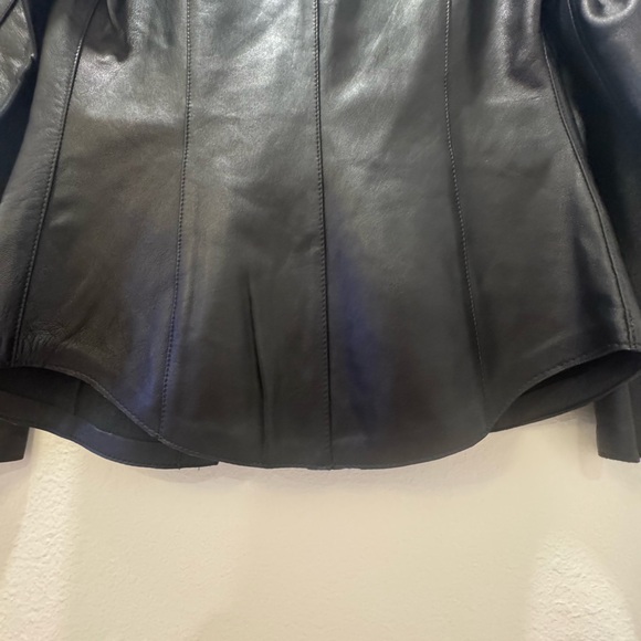 Express Dark Leather Jacket - Picture 10 of 10